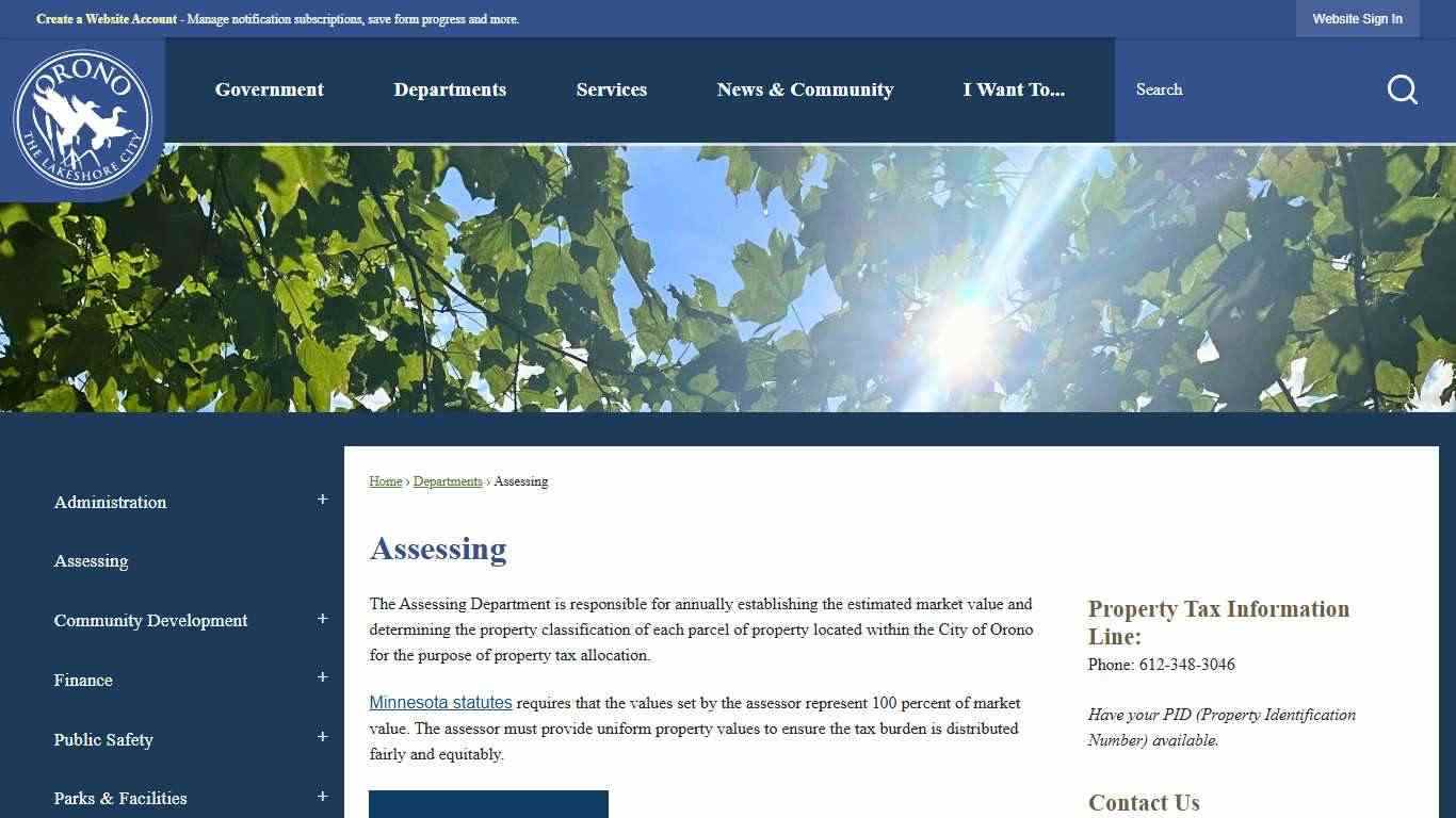 Assessing | Orono, MN