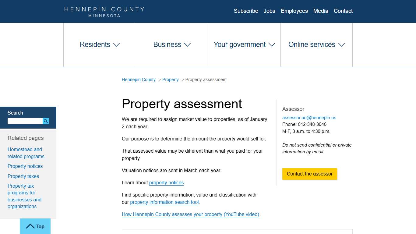 Property assessment | Hennepin County
